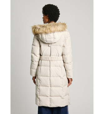 Pepe Jeans Bella coat off-white