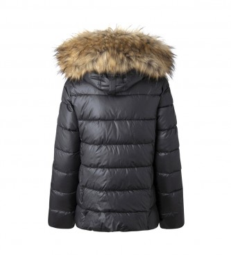 Pepe Jeans Quilted short coat June black