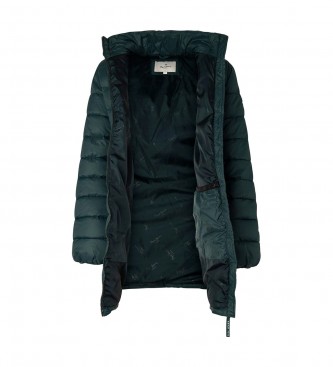 Pepe Jeans Cappotto Maddie lungo verde