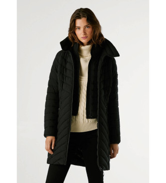 Pepe Jeans Cappotto lungo nero Sann