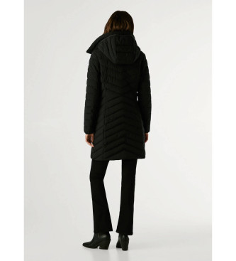 Pepe Jeans Cappotto lungo nero Sann