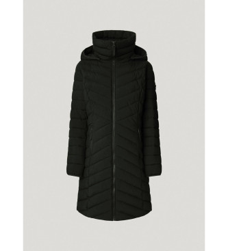 Pepe Jeans Cappotto lungo nero Sann