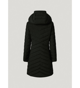 Pepe Jeans Cappotto lungo nero Sann