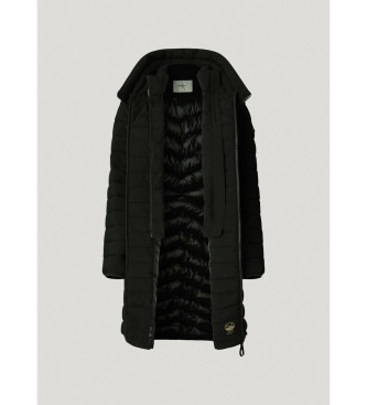 Pepe Jeans Cappotto lungo nero Sann