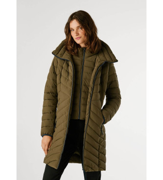 Pepe Jeans Cappotto lungo verde Sann