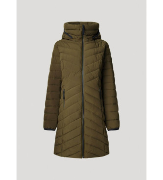 Pepe Jeans Cappotto lungo verde Sann