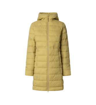 Pepe Jeans Sally Coat Długi żółty