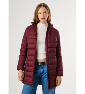 Pepe Jeans Sally Langer Mantel kastanienbraun