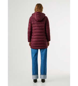 Pepe Jeans Sally Langer Mantel kastanienbraun