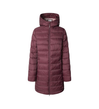 Pepe Jeans Sally Langer Mantel kastanienbraun