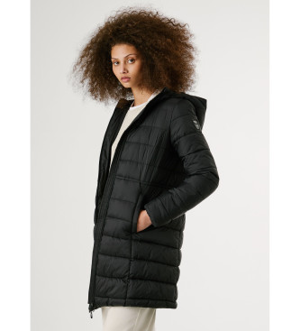 Pepe Jeans Sally lange jas zwart