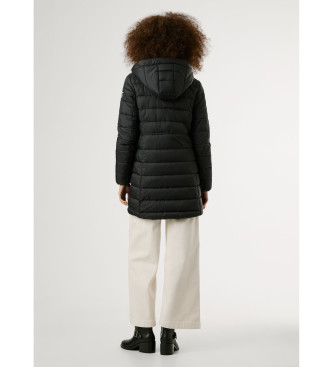 Pepe Jeans Sally lange jas zwart