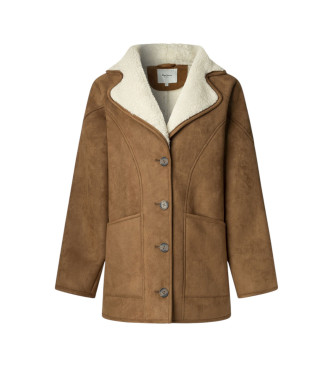 Pepe Jeans Cappotto Teresa marrone