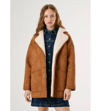 Pepe Jeans Cappotto Teresa marrone