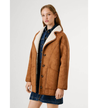 Pepe Jeans Cappotto Teresa marrone