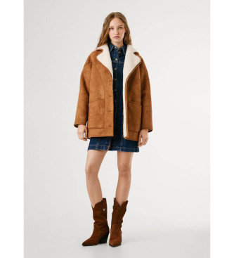 Pepe Jeans Cappotto Teresa marrone