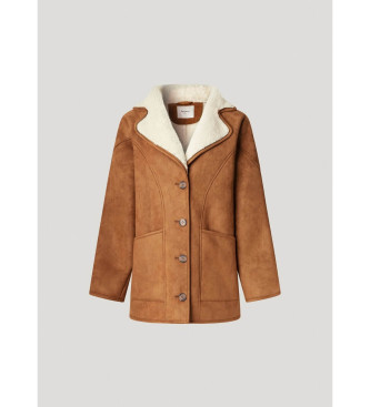 Pepe Jeans Cappotto Teresa marrone