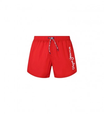 Pepe Jeans Bermuda kratke hlače Finnick rdeče