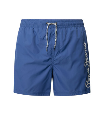 Pepe Jeans Costume da bagno blu con logo