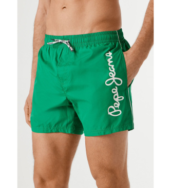 Pepe Jeans Badbyxor Logo grön