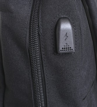 Pepe Jeans Backpack PM120063 black - 43x30x10cm 