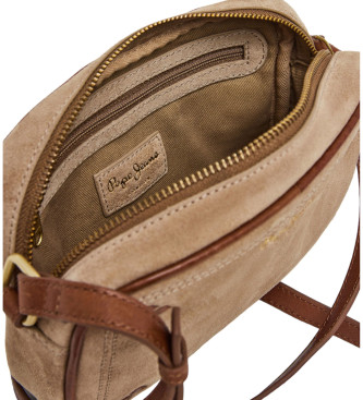 Pepe Jeans Bolsa de ombro Bassy castanha