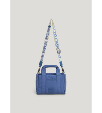 Pepe Jeans Borsa a tracolla con manico regolabile in blu