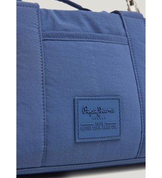 Pepe Jeans Borsa a tracolla con manico regolabile in blu