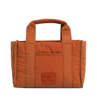 Pepe Jeans Shoulder bag with adjustable handle orange