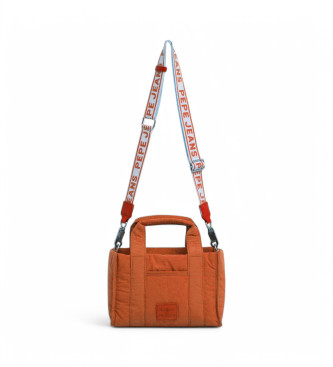 Pepe Jeans Shoulder bag with adjustable handle orange