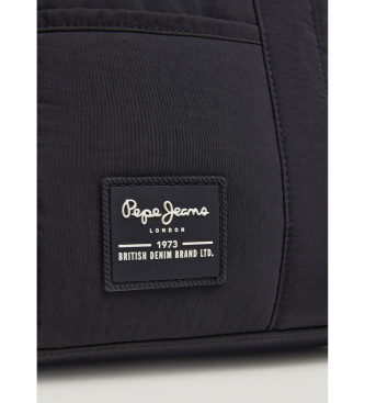 Pepe Jeans Skuldertaske med justerbar hank, sort