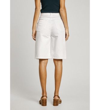 Pepe Jeans Bermuda shorts in white rigid denim