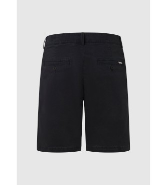 Pepe Jeans Short Regular Chino preto