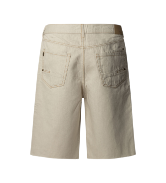 Pepe Jeans Bermuda kratke hlače bež barve