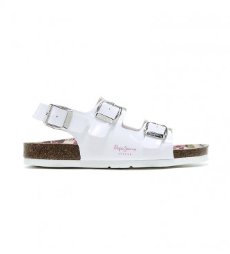 Pepe Jeans Sandals Bio Basic Buckles white - Esdemarca Store fashion,  footwear and accessories - best brands shoes and designer shoes