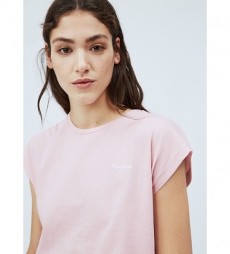 Pepe Jeans Basic T-shirt Bloom pink