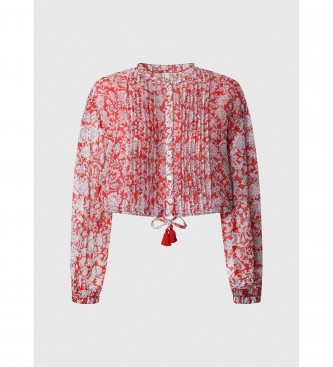 Pepe Jeans Chemisier Brianna rouge
