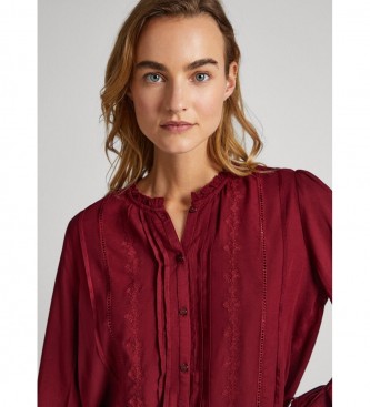 Pepe Jeans Blouse Galena maroon