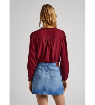 Pepe Jeans Blouse Galena maroon