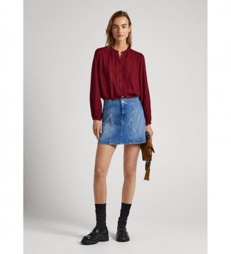 Pepe Jeans Blouse Galena maroon