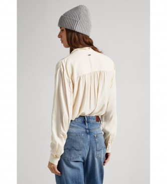 Pepe Jeans Blusa Jaycee blanco roto