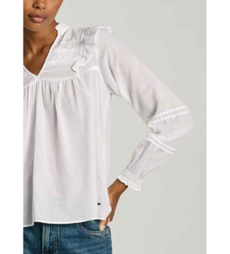 Pepe Jeans Blus Lorely vit