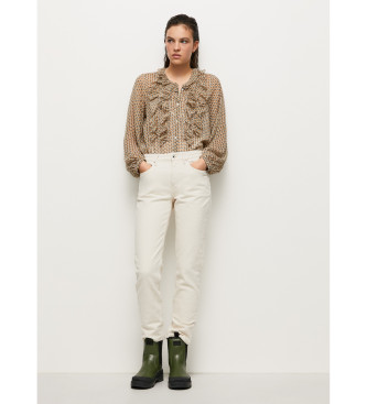 Pepe Jeans Norma brun bluse