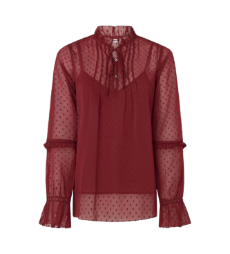 Pepe Jeans Blusa Odette granate