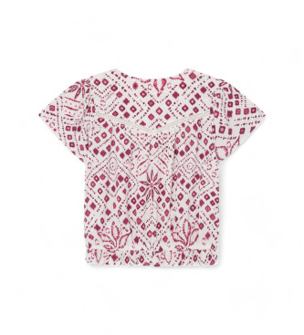 Pepe Jeans Blusa Quiana cor-de-rosa