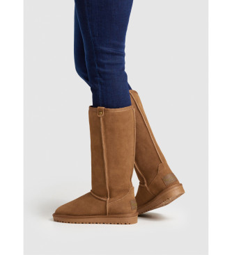 Pepe Jeans Diss Heritage Bottes en cuir marron