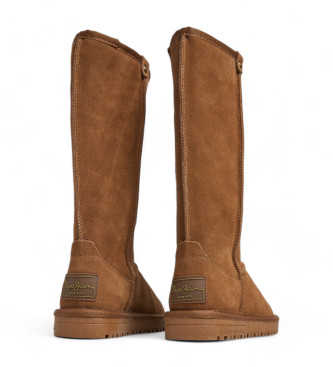 Pepe Jeans Diss Heritage Bottes en cuir marron