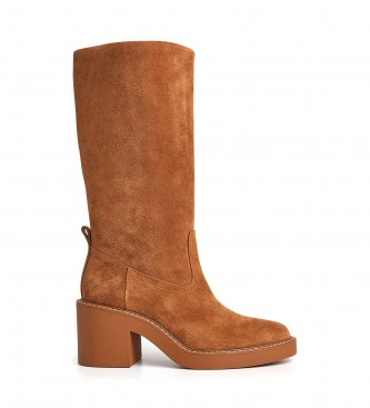 Pepe Jeans Brown Nicole Leather Boots