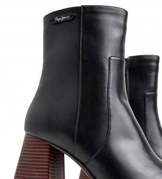 Pepe Jeans Abba ankle boots black