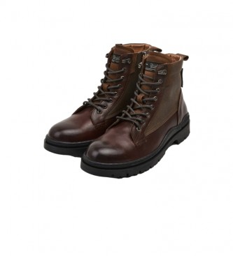 Pepe Jeans Brown Brad ankle boots